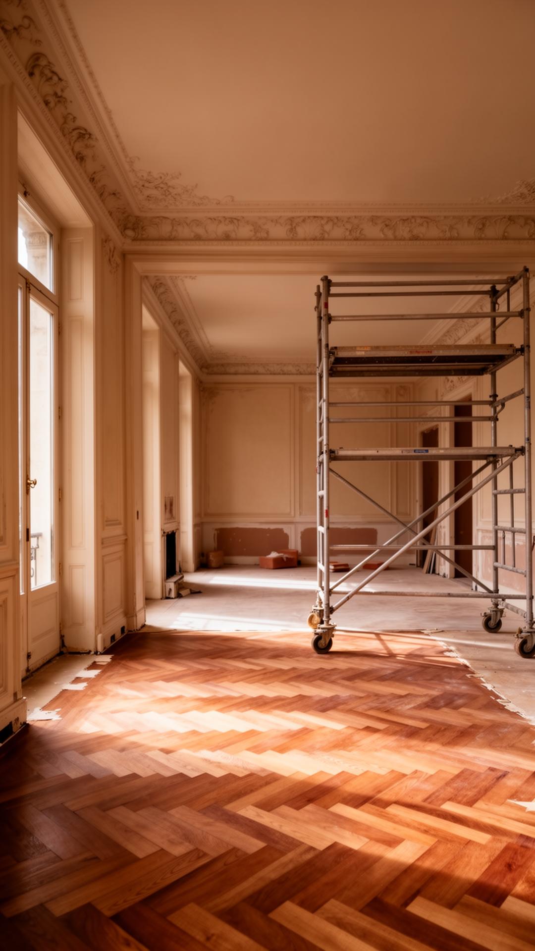 Rénovation haussmannienne pilotée par Maison Calixte